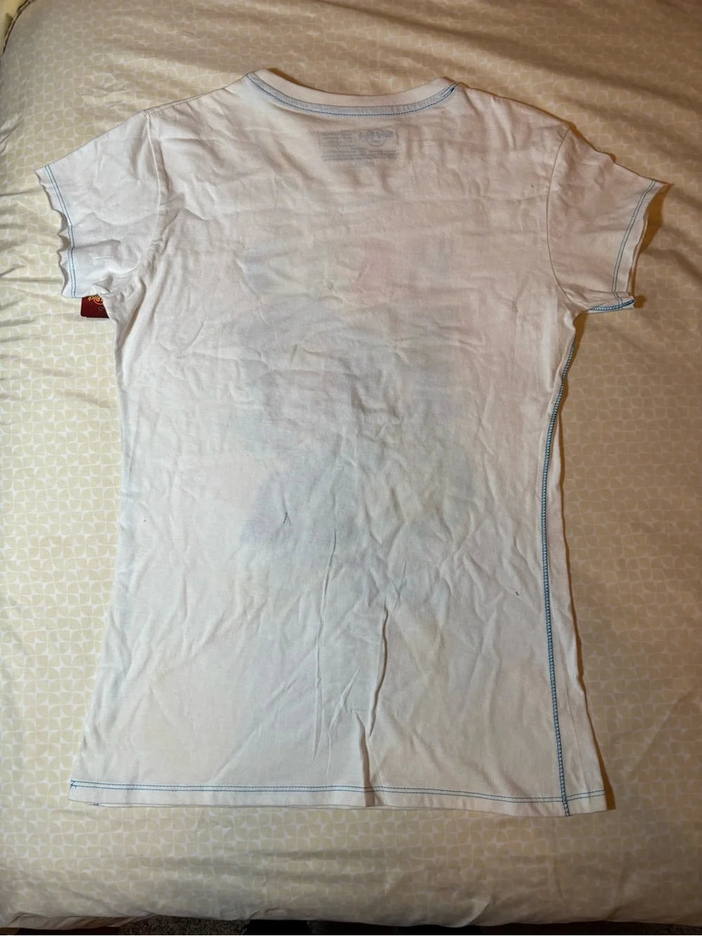 268. Hard Rock Cafe Venice T-Shirt with Rainbow Watercolor Logo, NWT, Size Jr L - Picture 6 of 7